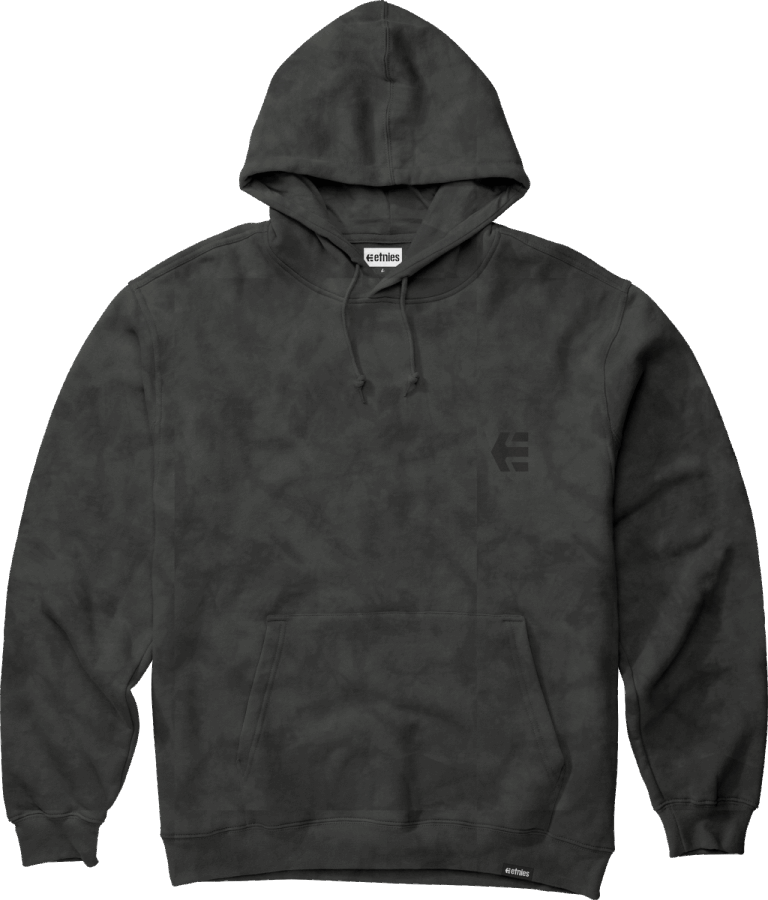 Black-Black Etnies TEAM EMBROIDERY WASH PULLOVER