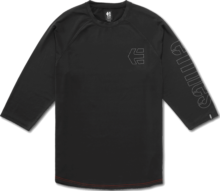 Black SAN JUAN RAGLAN SHIRT Etnies