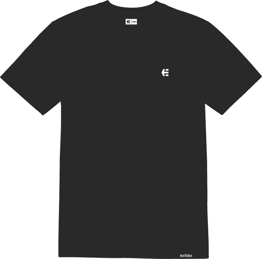 Black TEAM EMBROIDERY TEE Etnies