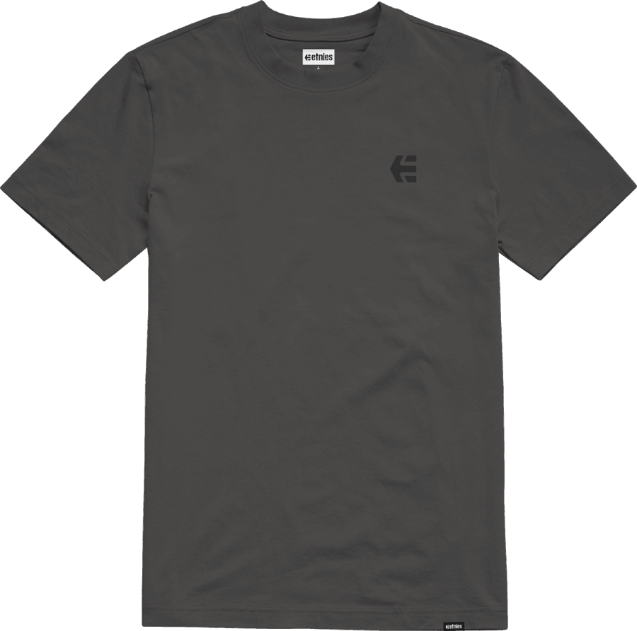 Black TEAM EMBROIDERY WASH TEE Etnies