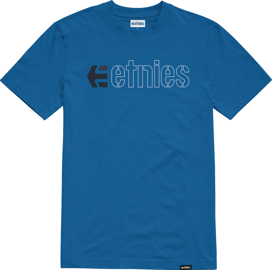 Blue-White-Navy Etnies ECORP TEE KIDS