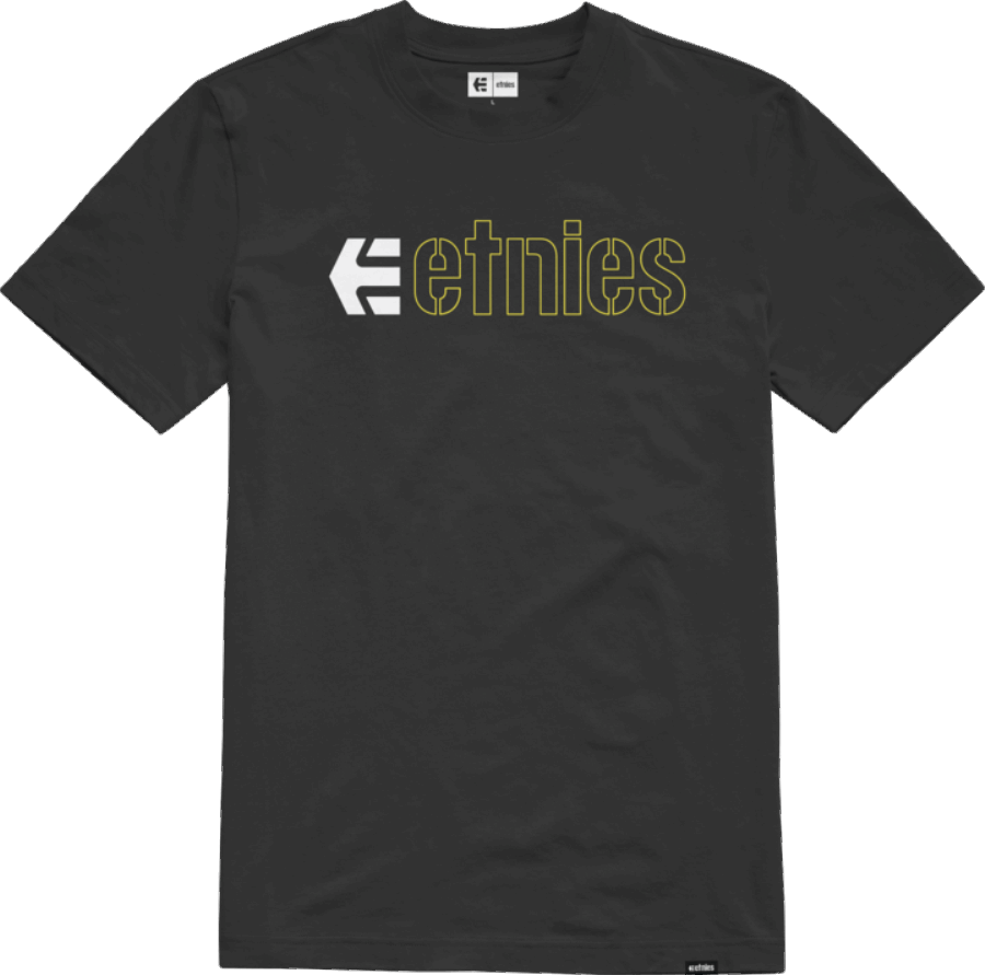 Etnies ECORP TEE KIDS Black-White-Yellow