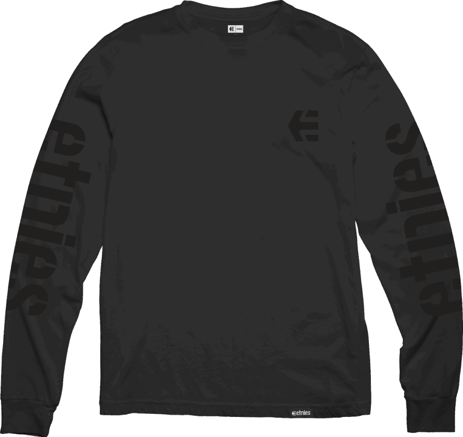 ICON LS TEE Black-Black-Black Etnies