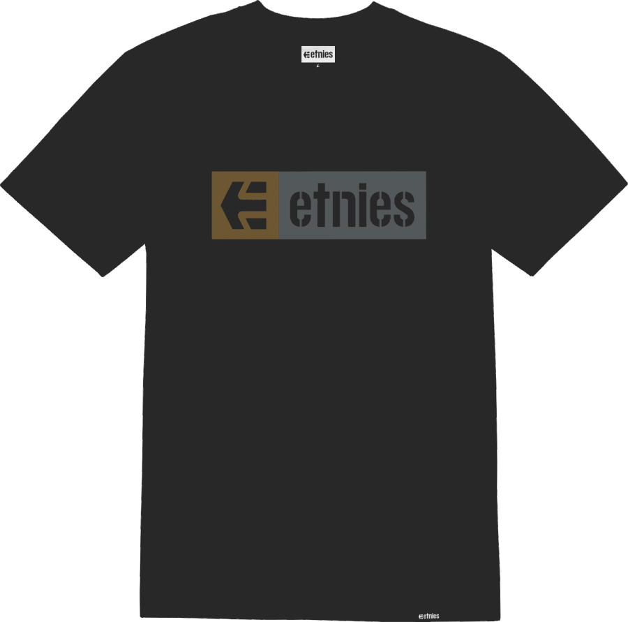 NEW BOX TEE Black-Gum Etnies