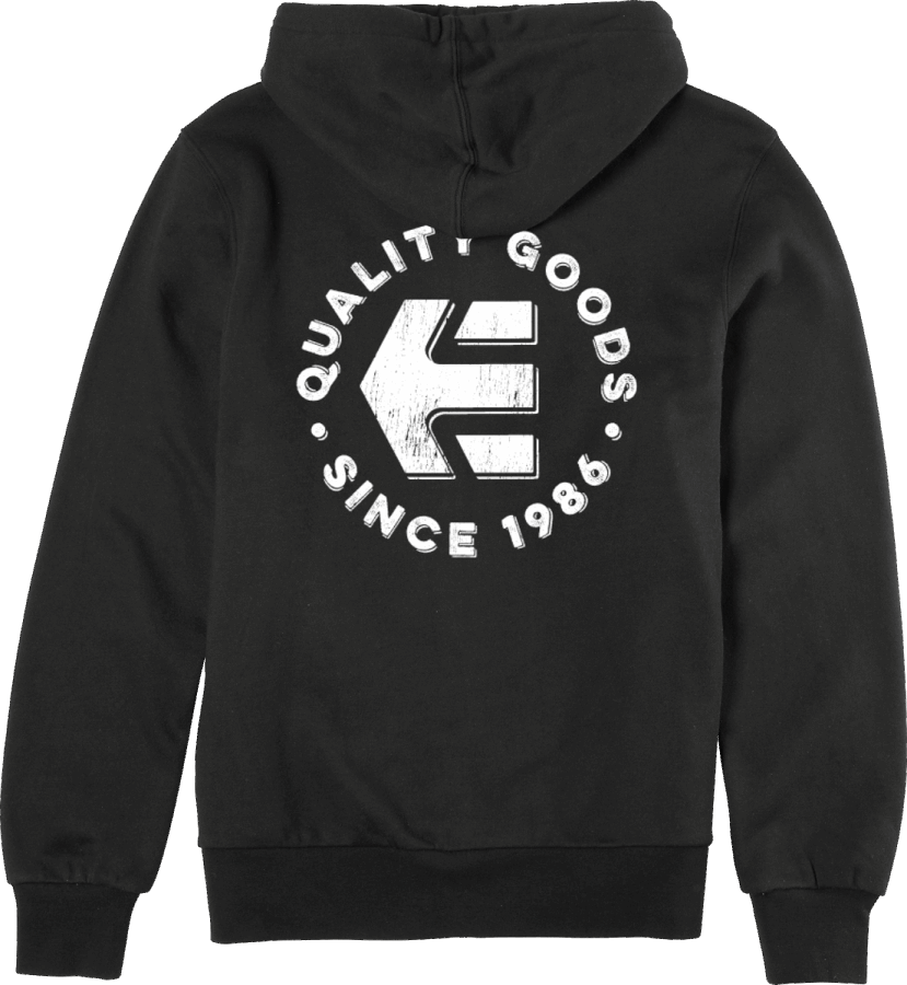 SINCE 1986 ZIP PULLOVER Black-White Etnies