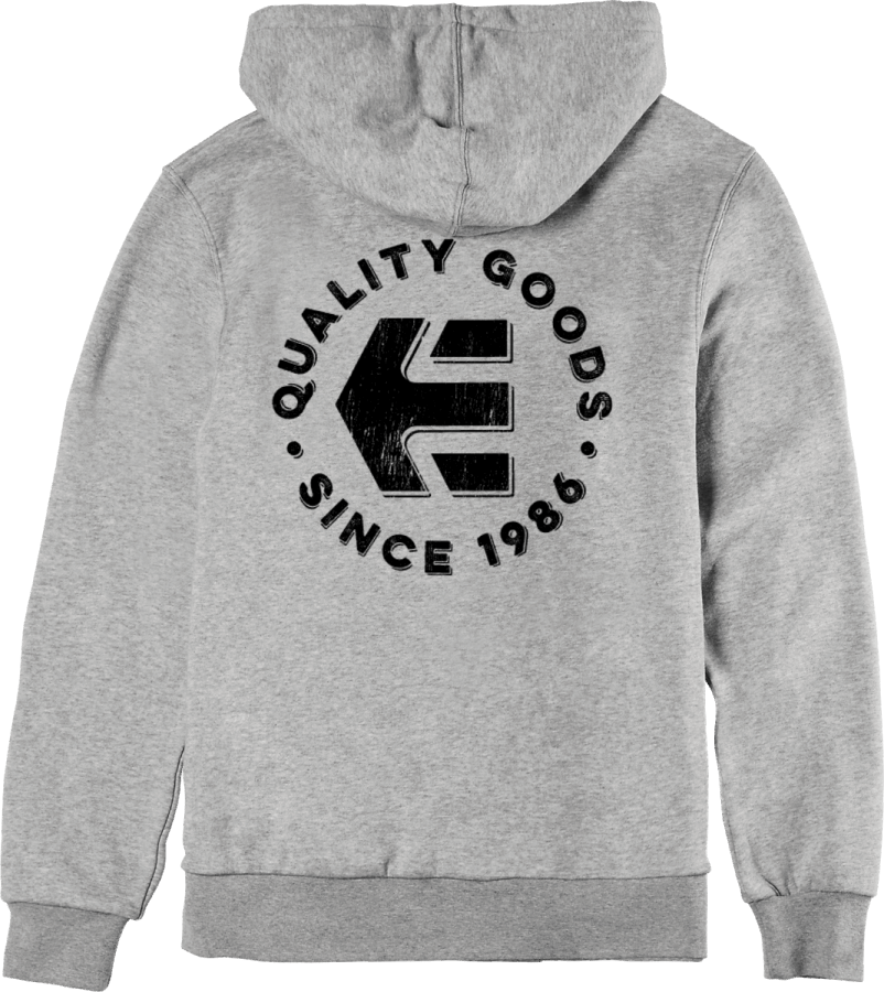 SINCE 1986 ZIP PULLOVER Etnies Grey-Heather